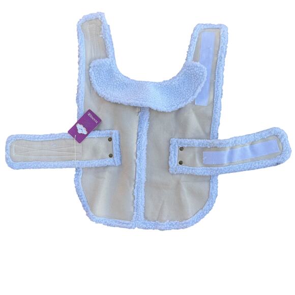 NWT Xuanqifc S Dog Coat Vest Sherpa Lined Thick - Picture 5 of 5